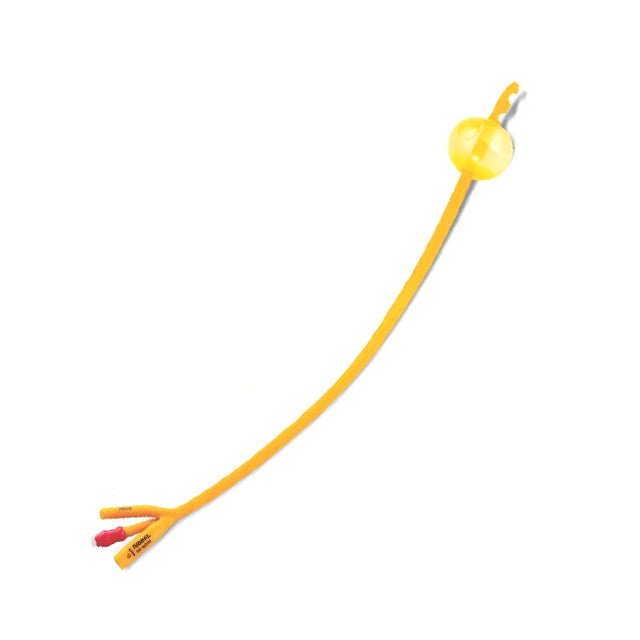 Ribbel 3 Way Foley Balloon Catheter Sterile - Global Surgicals