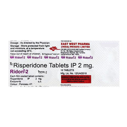 Ridon 2mg Tablet 10'S - Global Surgicals
