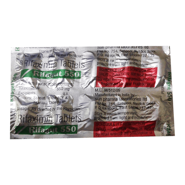 Rifagut 550mg Tablet - Global Surgicals