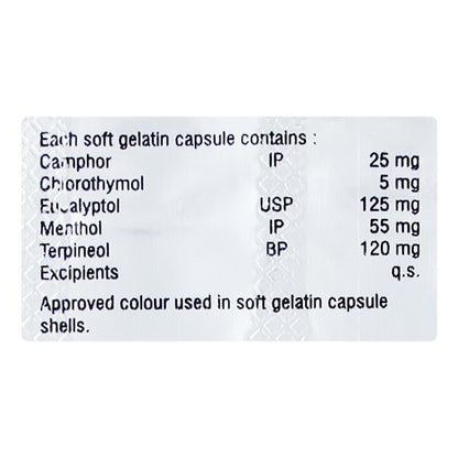 RINOLIFE INHALANT Capsule 10's - Global Surgicals