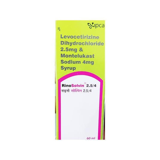 RINOSOLVIN 2.5/4 Syrup 60ml - Global Surgicals