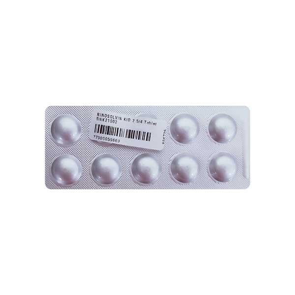 RINOSOLVIN KID 2.5/4 Tablet 10's - Global Surgicals
