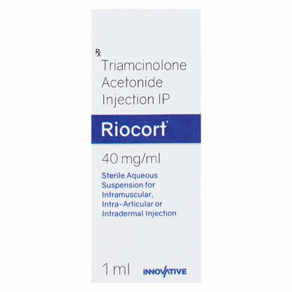 RIOCORT 40mg Injection 1ml - Global Surgicals