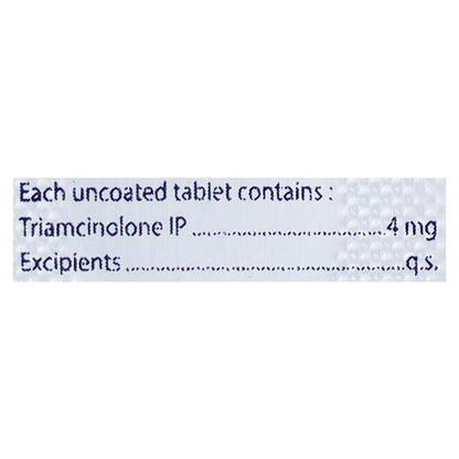 RIOCORT 4mg Tablet 10's - Global Surgicals