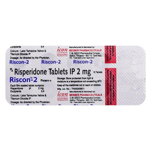 Riscon 2mg Tablet 10'S - Global Surgicals