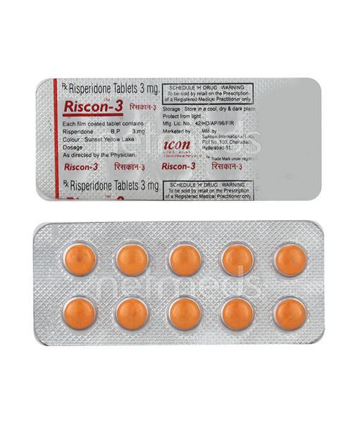 Riscon 3mg Tablet 10'S - Global Surgicals