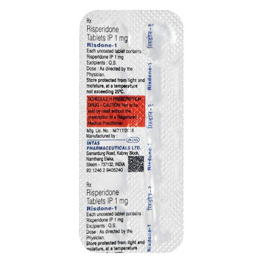 Risdone 1mg Tablet 10'S - Global Surgicals
