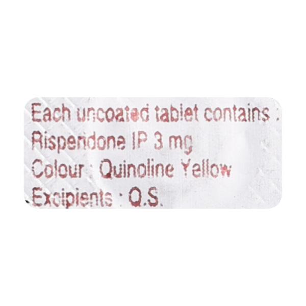 Risdone 3mg Tablet 10'S - Global Surgicals