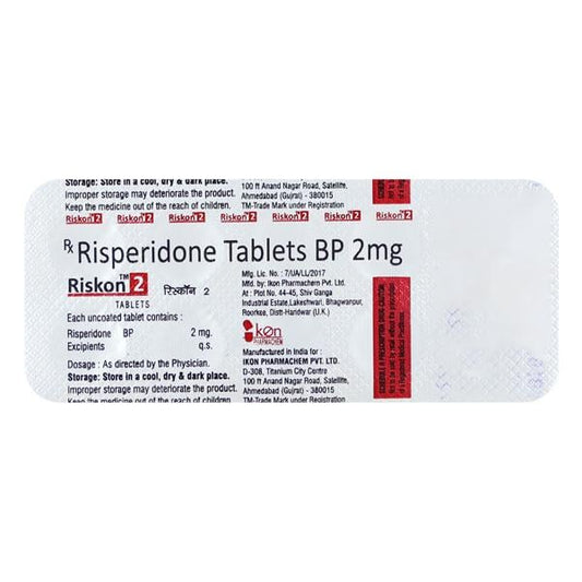 RISKON 2 Tablet 10's - Global Surgicals