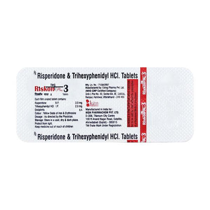 RISKON PLUS 3 Tablet 10's - Global Surgicals