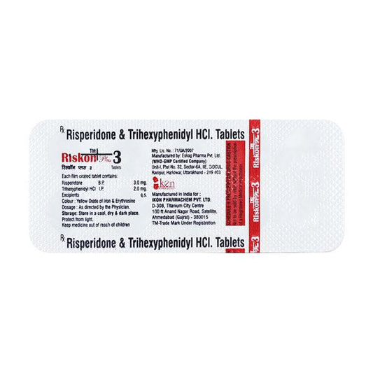 RISKON PLUS 3 Tablet 10's - Global Surgicals