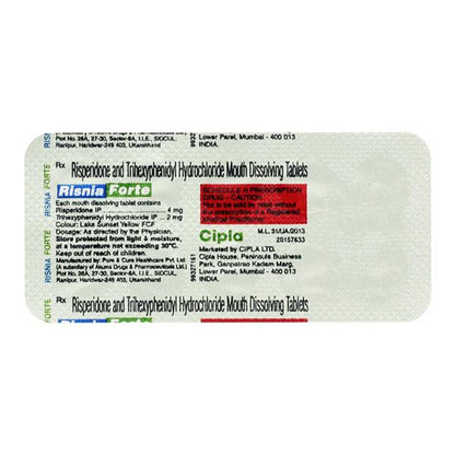 Risnia Forte Tablet 10'S - Global Surgicals