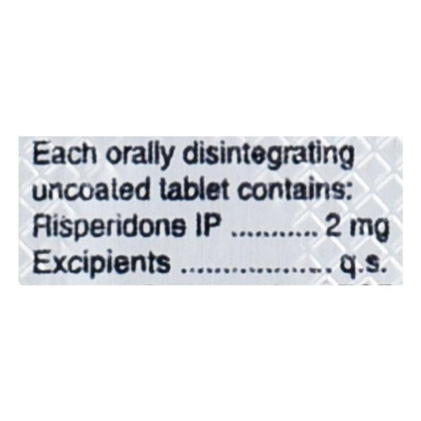 Risnia MD 2mg Tablet 10'S - Global Surgicals