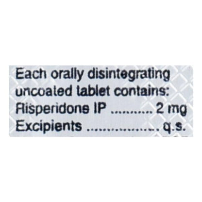 Risnia MD 2mg Tablet 10'S - Global Surgicals