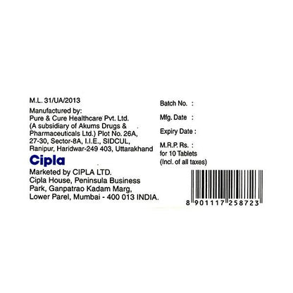 Risnia Plus Tablet 10'S - Global Surgicals