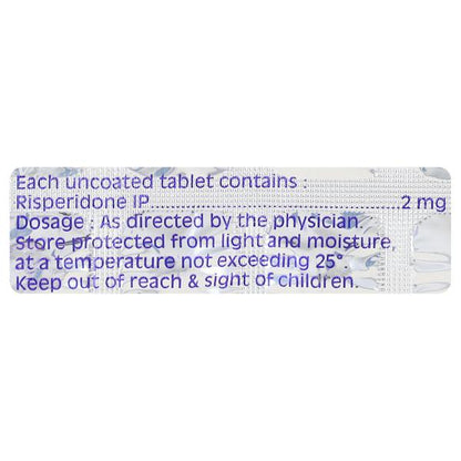 Risperdal 2mg Tablet 30'S - Global Surgicals
