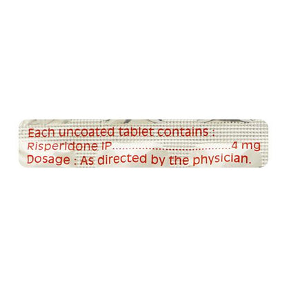 Risperdal 4mg Tablet 30'S - Global Surgicals