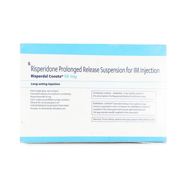 Risperdal Consta 50mg Injection(Pfs) 1's - Global Surgicals