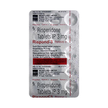 RISPOND 3 Tablet 15's - Global Surgicals