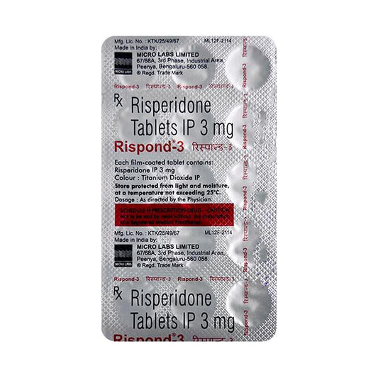 RISPOND 3 Tablet 15's - Global Surgicals