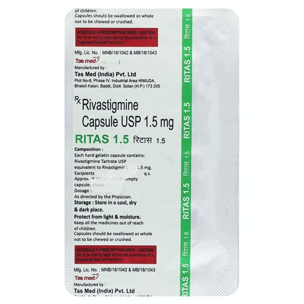 RITAS 1.5MG CAPSULE 10'S - Global Surgicals