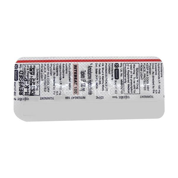 Ritebeat 100mg Tablet 10'S - Global Surgicals