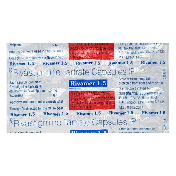 Rivamer 1.5mg Capsule 10'S - Global Surgicals