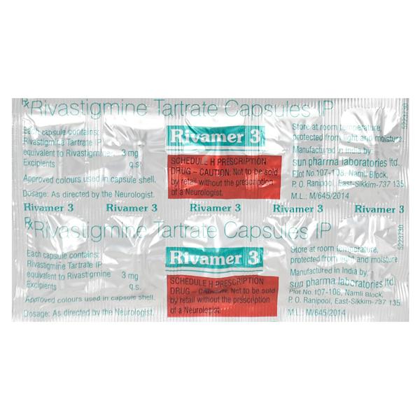 Rivamer 3mg Capsule 10'S - Global Surgicals