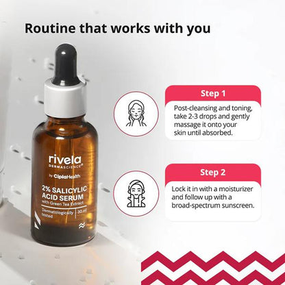 RIVELA 2% SALICYLIC ACID FACE Serum 30ml - Global Surgicals