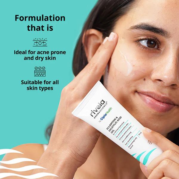 RIVELA ALLANTOIN & SALICYLIC ACID Gel 50ml - Global Surgicals