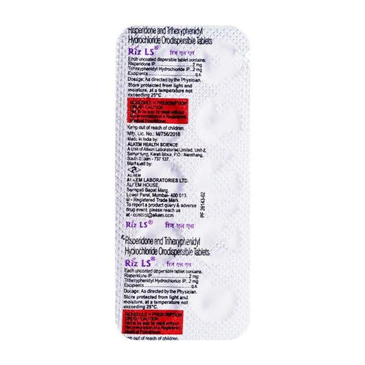 RIZ LS Tablet 10'S - Global Surgicals