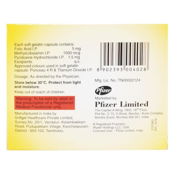 Folvite MB Capsule 15'S