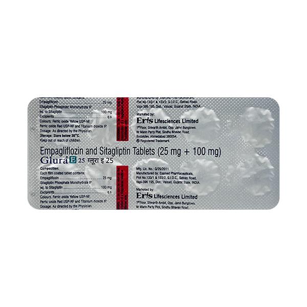 GLURA E 25 Tablet 10's