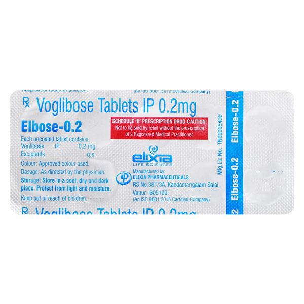ELBOSE 0.2mg Tablet 10's