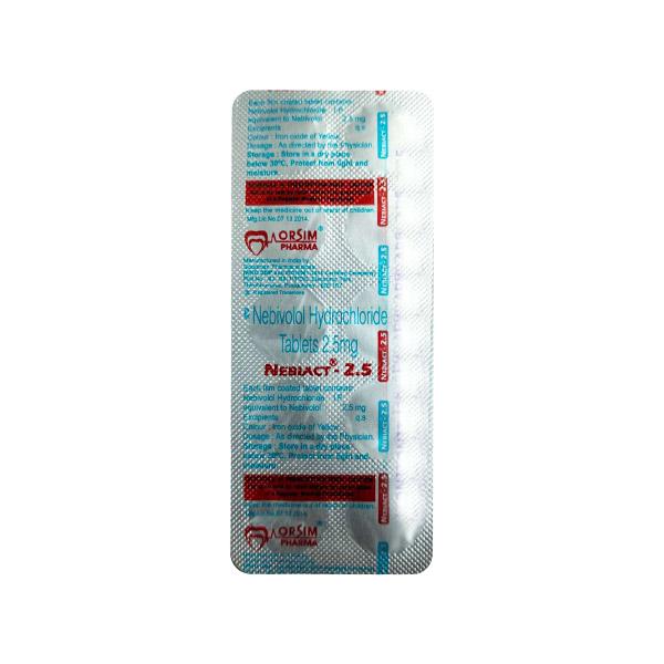 NEBIACT 2.5 Tablet 10's