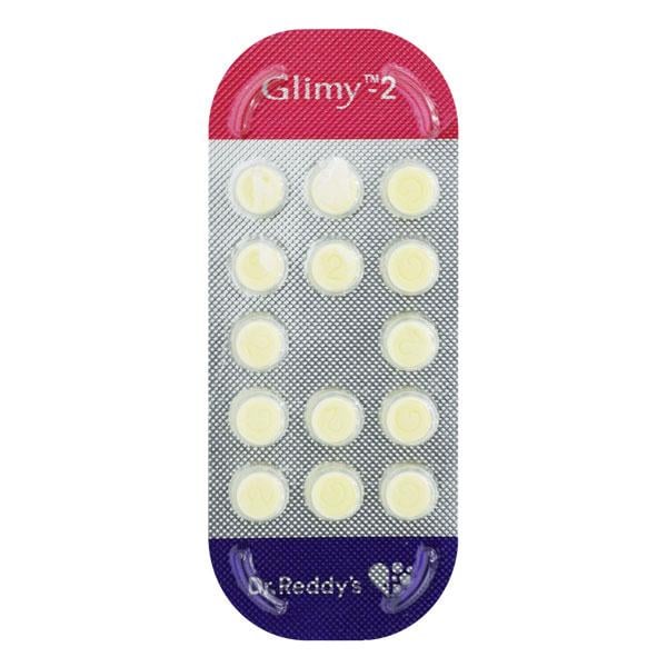 Glimy 2mg Tablet 14'S