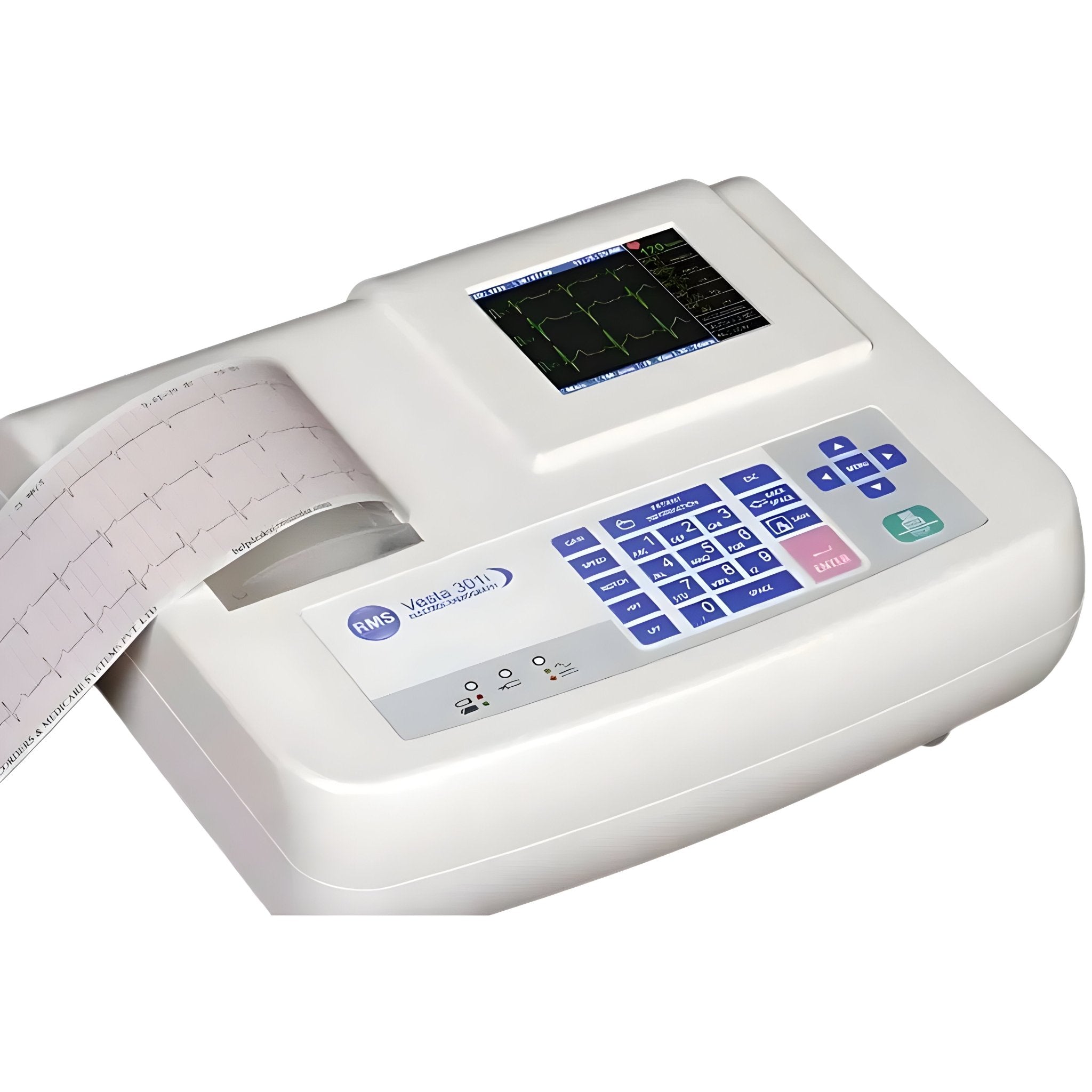 RMS 3 Channel ECG Machine - Global Surgicals