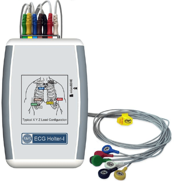 RMS 3 channel ECG Machine Holter - Global Surgicals
