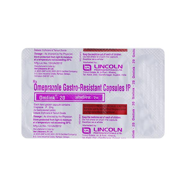 Omlink 20mg Capsule 10'S