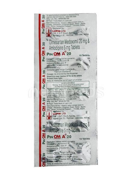 Pinom A 20mg Tablet 10'S