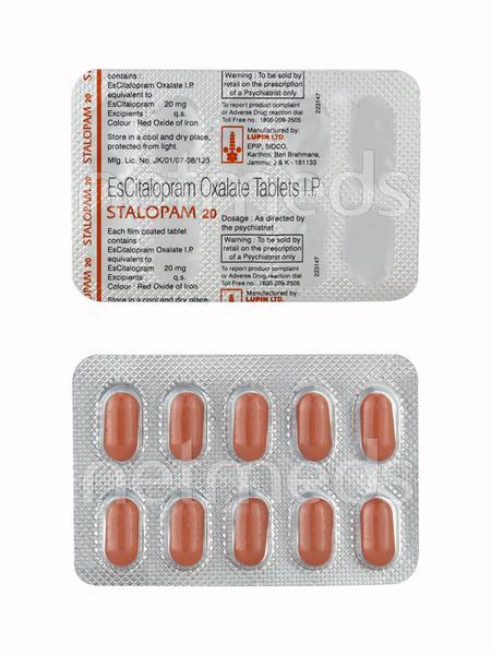 Stalopam 20mg Tablet 10'S