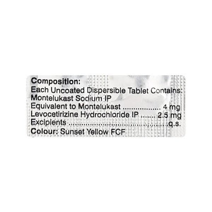 Romilast L 4mg Tablet 10'S - Global Surgicals