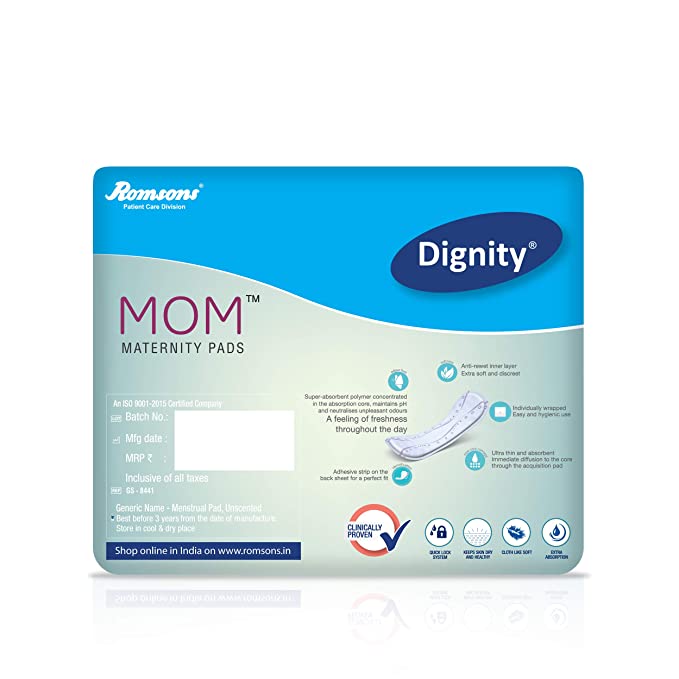 Romsons Dignity Mom Maternity Maternity Pad - Global Surgicals