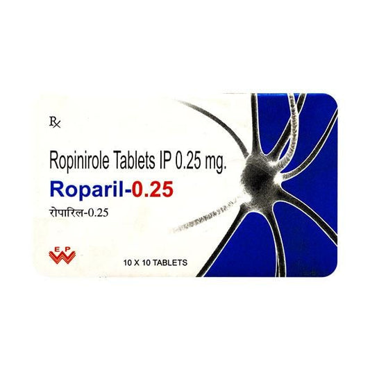 Roparil 0.25mg Tablet 10'S - Global Surgicals
