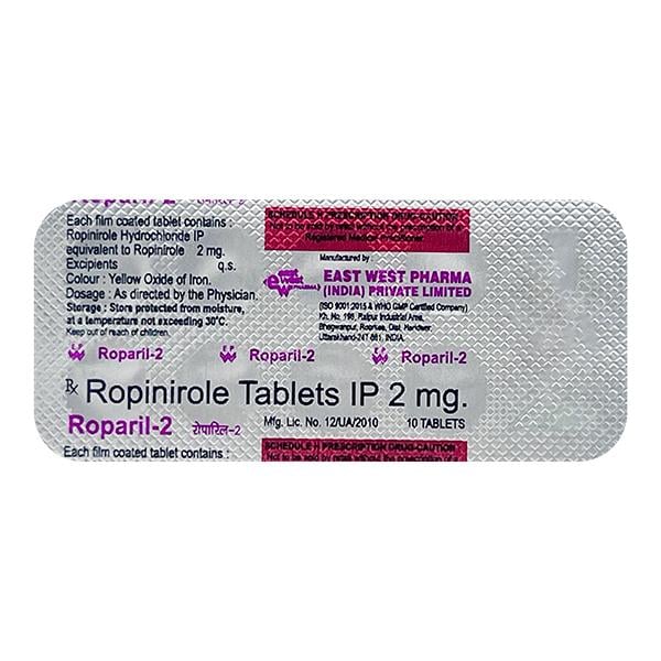 Roparil 2mg Tablet 10'S - Global Surgicals
