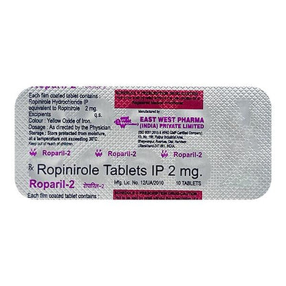 Roparil 2mg Tablet 10'S - Global Surgicals