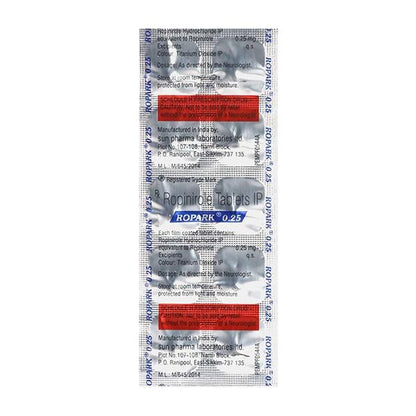 Ropark 0.25mg Tablet 10'S - Global Surgicals