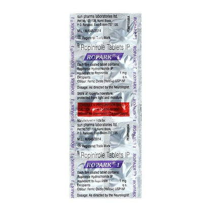 Ropark 1mg Tablet 10'S - Global Surgicals