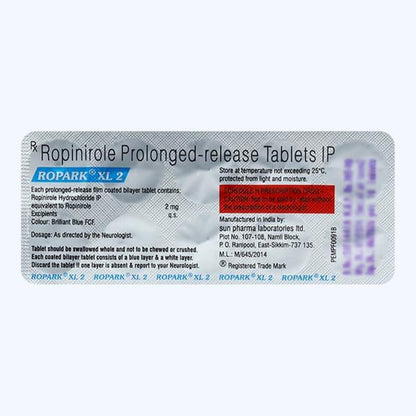 Ropark XL 2mg Tablet 10'S - Global Surgicals