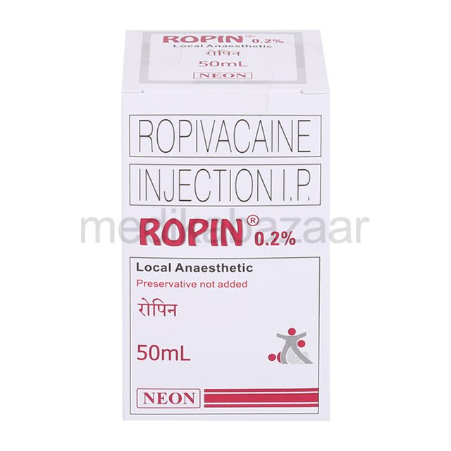 Ropin 0.2% 50ml Injection - Global Surgicals